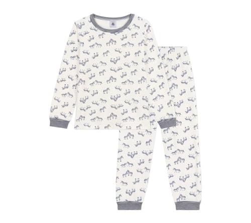 Petit Bateau Jungen Choux_h25 Nachtwäsche, Milk/Abendgarderobe, 5 Jahre von Petit Bateau