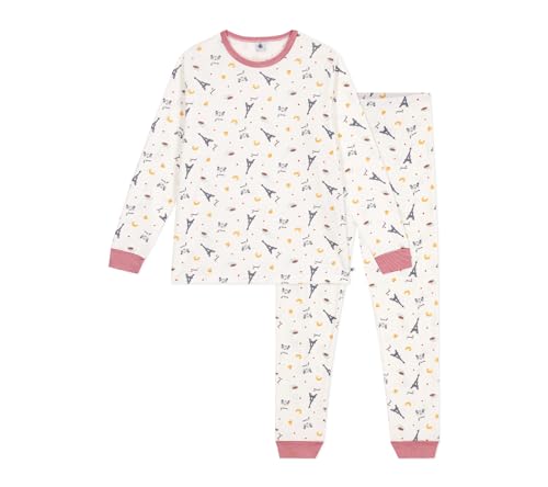 Petit Bateau Jungen Corale_h25 Nachtwäsche, Marshmallow/Multico, 16 Jahre von Petit Bateau