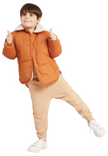 Petit Bateau Jungen Jacke, Braun Ecureuil, 10 Jahre von Petit Bateau