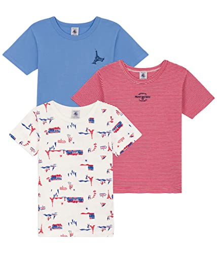 Petit Bateau Jungen Kurzarm-T-Shirt, Variante 1, 10 Jahre von Petit Bateau