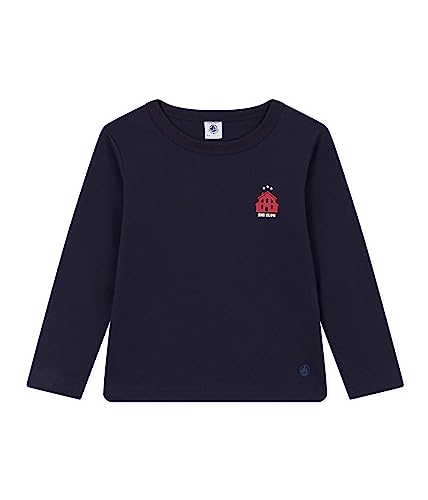 Petit Bateau Jungen Langarm-T-Shirt, Blau Smoking, 3 Jahre von Petit Bateau