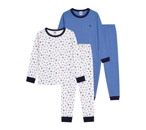 Petit Bateau Jungen Lot Petitm Nachtwäsche, Variante 1, 8 Jahre von Petit Bateau