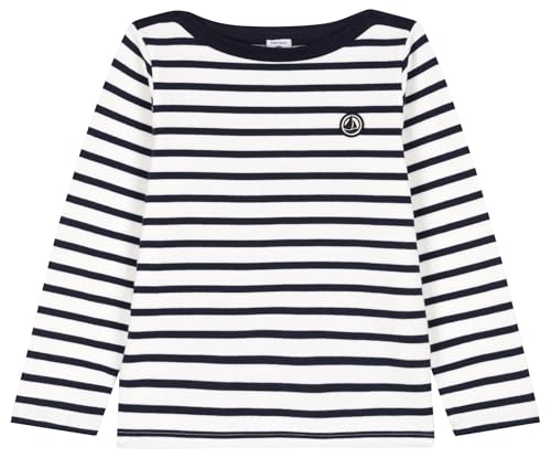 Petit Bateau Jungen Matrose, Weiss Marshmallow / Blau Smoking, 3 Jahre von Petit Bateau