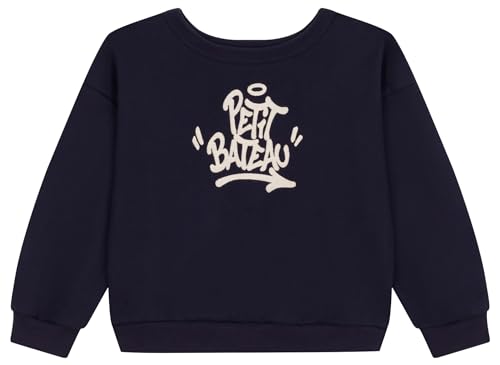 Petit Bateau Jungen Sweatshirt, Blau Smoking, 10 Jahre von Petit Bateau