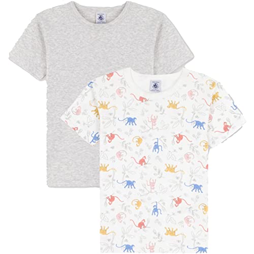 Petit Bateau JungenKurzarm-T-Shirt (2er Pack) , Variante 1, 4 Jahre von Petit Bateau