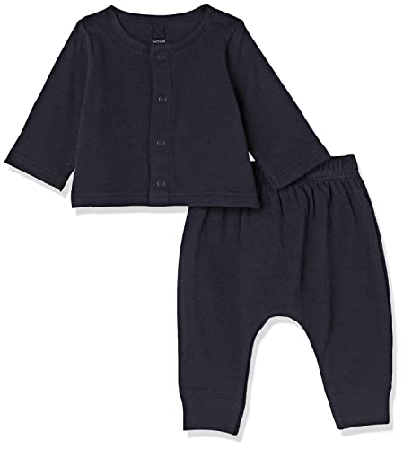 Petit Bateau Unisex Baby2-teiliges Set (2er Pack) , Blau Smoking, 0-3 Monate von Petit Bateau