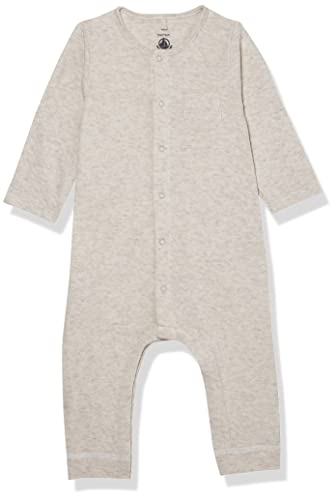 Petit Bateau Unisex Baby Langer Overall, Beige Montelimar Chine, 3 Monate von Petit Bateau