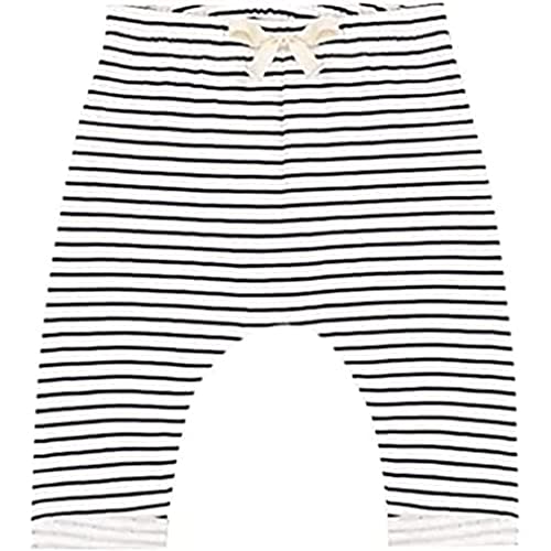 Petit Bateau Unisex Baby Hose, Weiss Marshmallow / Blau Smoking, 6 Monate von Petit Bateau