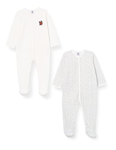 Petit Bateau Unisex BabyPyjama zum Schlafen gut (2er Pack) , Variante 1, 12 Monate von Petit Bateau