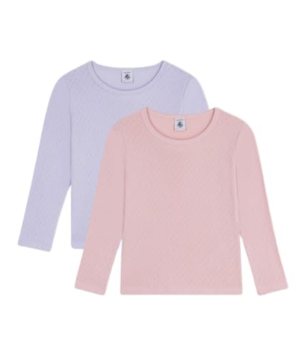 Petit Bateau Mädchen 2 Ts Ml Tr Unterwäsche Tag, Variante 1, 10 Jahre von Petit Bateau