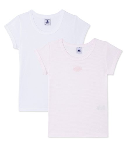 Petit Bateau Mädchen 2P T SHIRTMC 2427800 Unterhemd, Mehrfarbig (Special Lot 00 00), 116 (Herstellergröße: 6ans/116cm) (2er Pack) von Petit Bateau