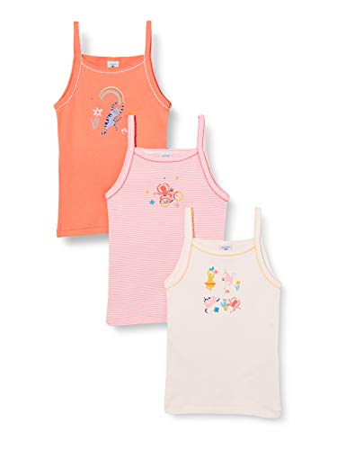 Petit Bateau Mädchen 5682700 Unterwäsche, Fleur + Coral + Gretel/Marshmallow, 6A von Petit Bateau