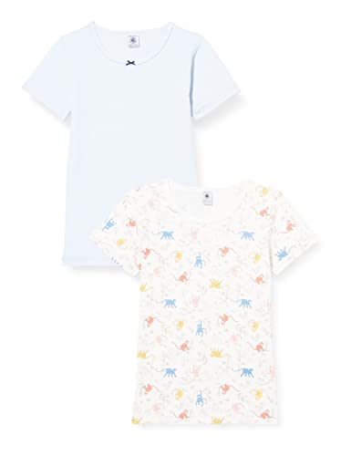 Petit Bateau MädchenKurzarm-T-Shirt (2er Pack) , Variante 1, 4 Jahre von Petit Bateau
