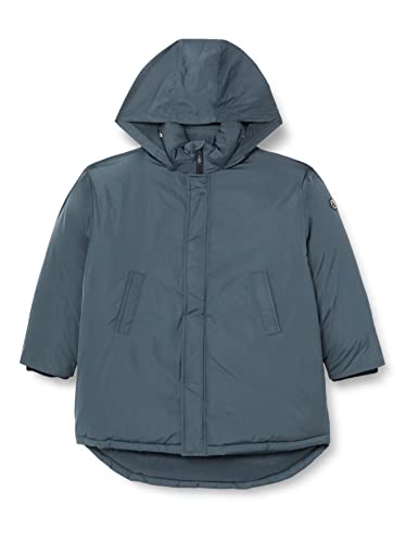 Petit Bateau Mädchen Puffy Jacke, Grau Ducky, 10 Jahre von Petit Bateau