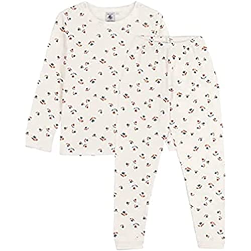 Petit Bateau Mädchen A05HD Pyjamaset, Marshmallow/Multico, 8 ans von Petit Bateau