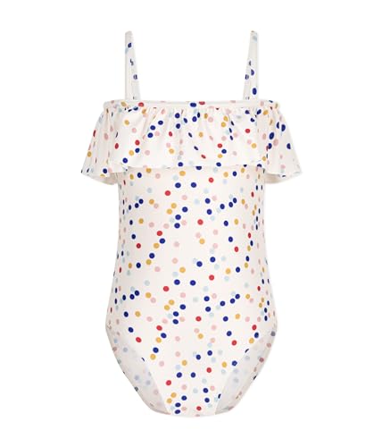 Petit Bateau Mädchen A09L1 Badehose, Marshmallow/Multico, 3 Jahre von Petit Bateau