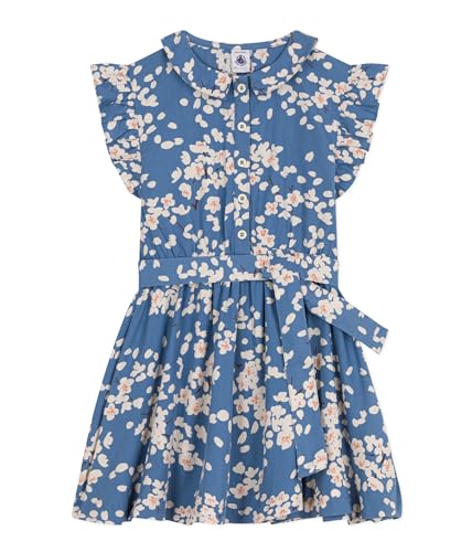 Petit Bateau Mädchen A09SF Robe, Beach/Multico, 10 Jahre von Petit Bateau