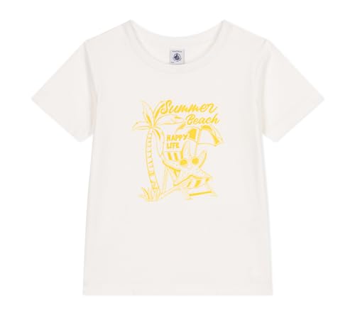 Petit Bateau Mädchen A0CZ1 Kurzärmeliges T-Shirt, Weiß/Gelb, 6 Jahre Petit Bateau Mädchen A0CZ1 Kurzärmeliges T-Shirt, Weiß/Gelb, 6 Jahre von Petit Bateau