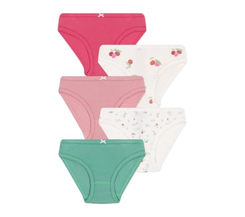 Petit Bateau Mädchen A0D2H Höschen, Variante 1, 3 Jahre (5er Pack) von Petit Bateau
