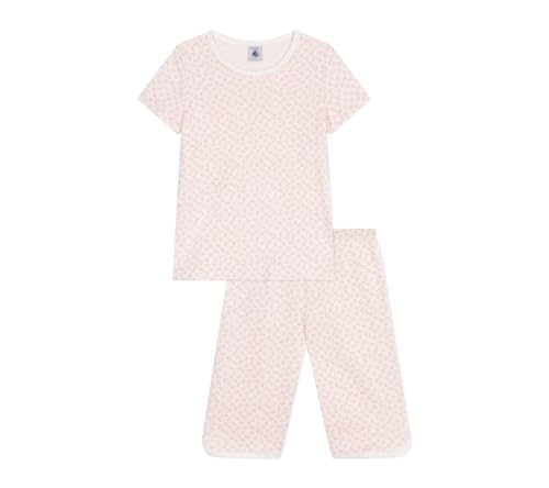Petit Bateau Mädchen A0D4T Pyjacourt, Marshmallow/Panty, 6 Jahre von Petit Bateau