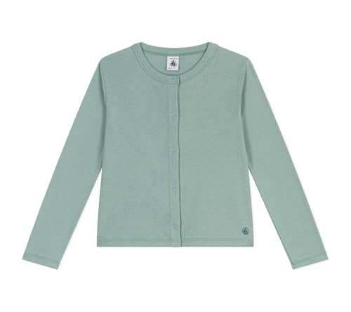 Petit Bateau Mädchen A0D6F Strickjacke, Grün, 8 Jahre von Petit Bateau