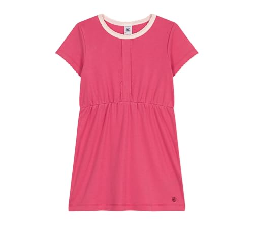 Petit Bateau Mädchen A0D6K Kurzarmkleid, Pfingstrose, 3 Jahre von Petit Bateau