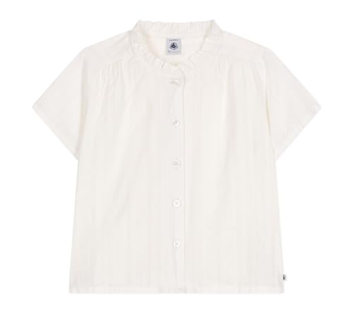 Petit Bateau Mädchen A0DCL Kurzarmbluse, Weiß, 4 Jahre Petit Bateau Mädchen A0DCL Kurzarmbluse, Weiß, 4 Jahre von Petit Bateau