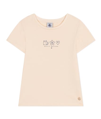 Petit Bateau Mädchen A0A5G t Shirt Damen, Avalanche/Beach, 12 Jahre von Petit Bateau