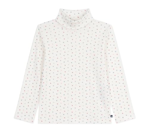 Petit Bateau Mädchen Cover_h25 Tag-Kleidung, Marshmallow/Multico, 4 Jahre von Petit Bateau