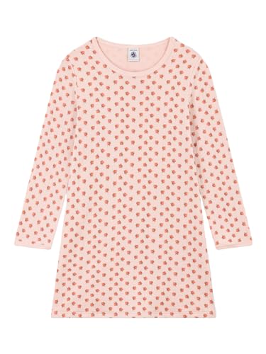 Petit Bateau Mädchen Langärmliges Nachthemd, Rosa Saline / Mehrfarbig, 3 Jahre von Petit Bateau