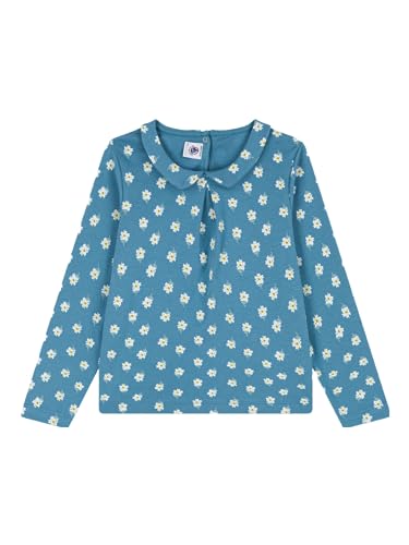 Petit Bateau Mädchen Langarm-T-Shirt, Blau Polochon / Mehrfarbig, 3 Jahre von Petit Bateau