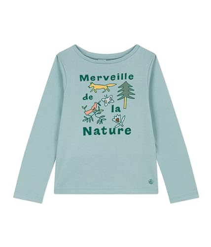 Petit Bateau Mädchen Langarm-T-Shirt, Grün Paul, 3 Jahre von Petit Bateau