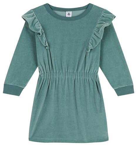 Petit Bateau Mädchen Langarmkleid, Grün Brut, 5 Jahre von Petit Bateau