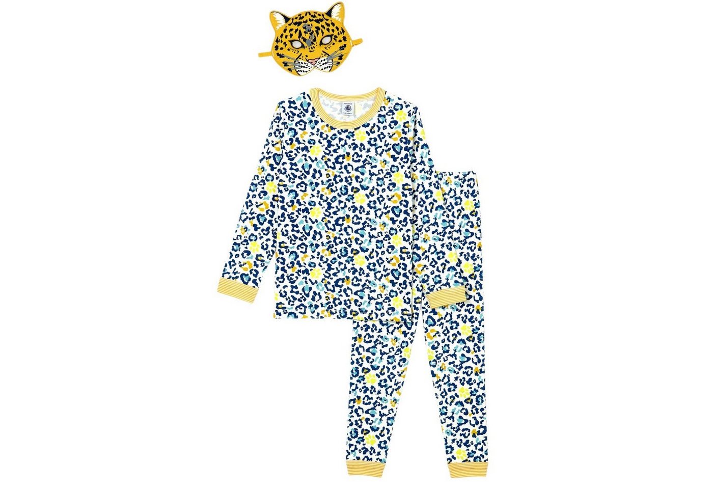 Petit Bateau Pyjama Petit Bateau Pyjama Schlafanzug mit Leopardenprint von Petit Bateau