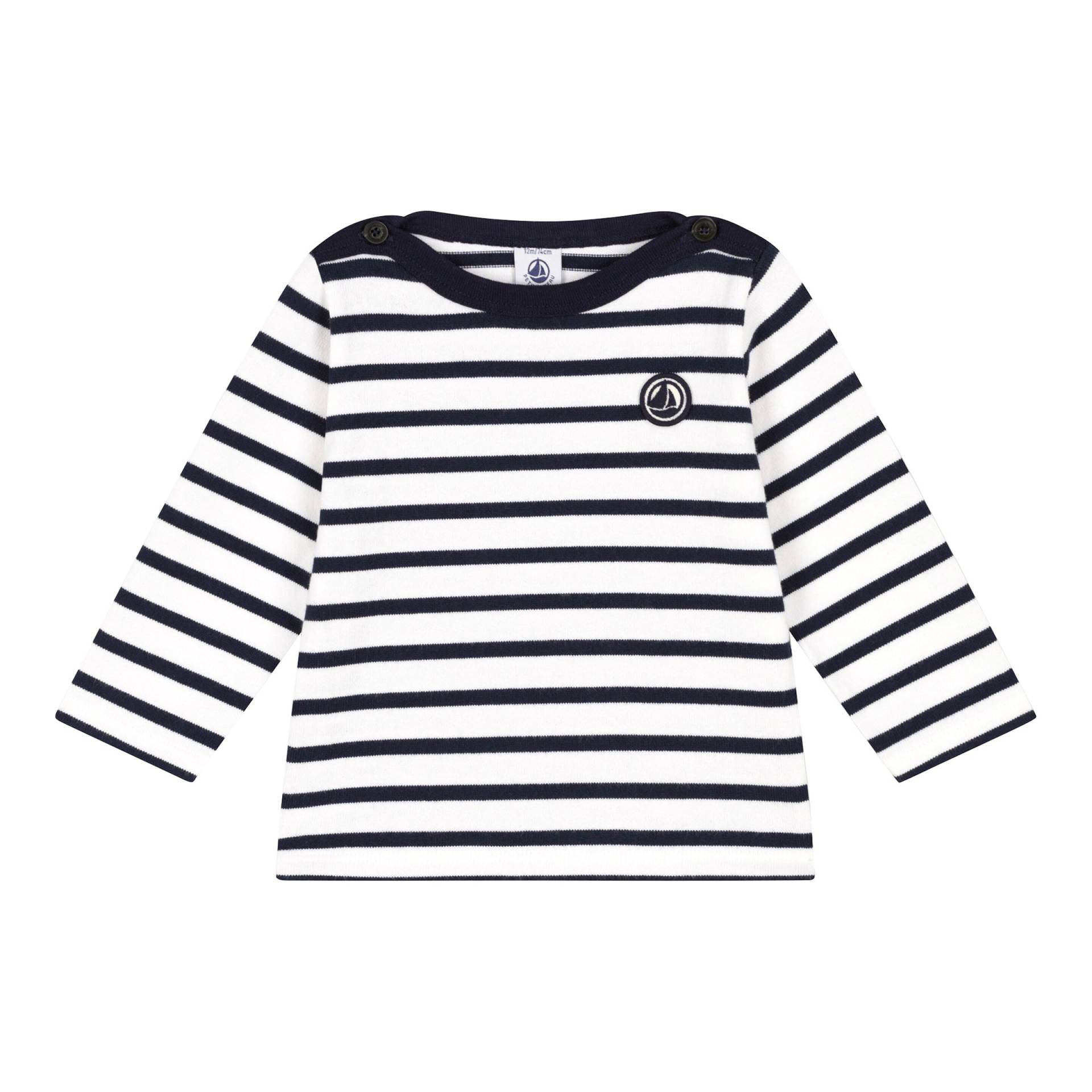 Petit Bateau Shirt langarm Ringel von Petit Bateau