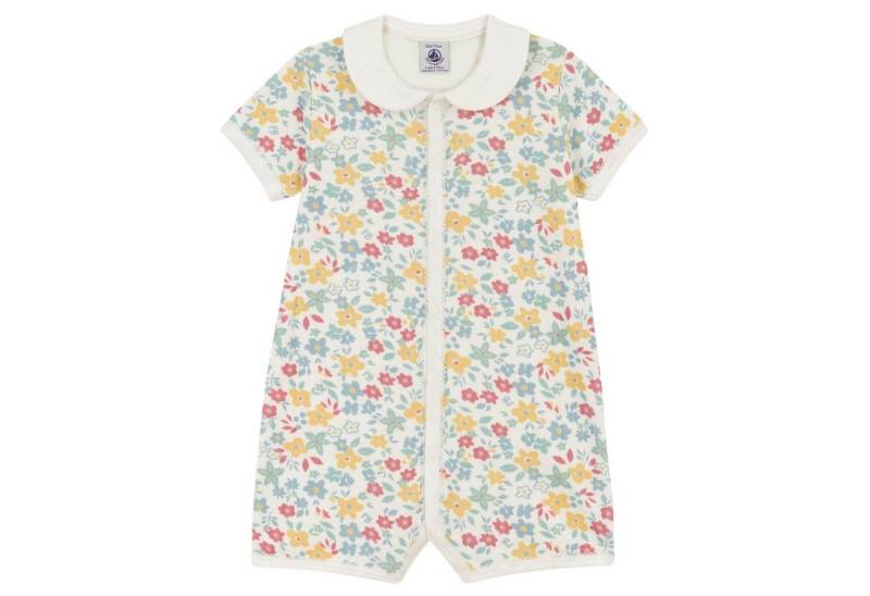 Petit Bateau Strampler Petit Bateau Kurzoverall geblümt bunt von Petit Bateau