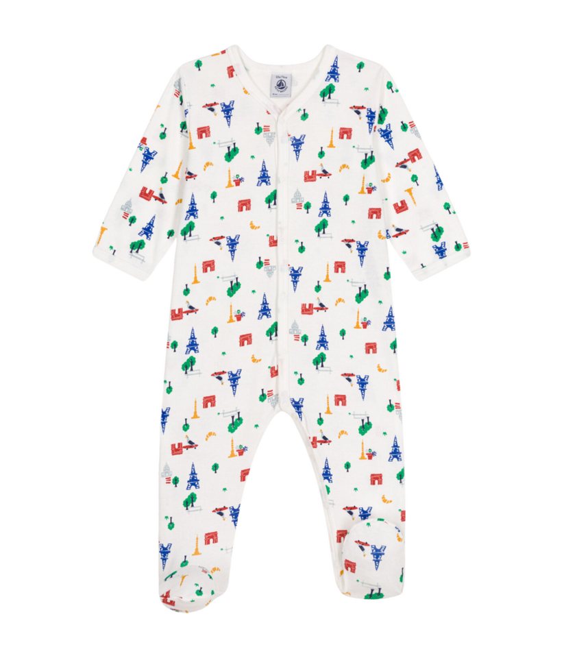 Petit Bateau Strampler Petit Bateau Strampler mit Paris Motiv von Petit Bateau