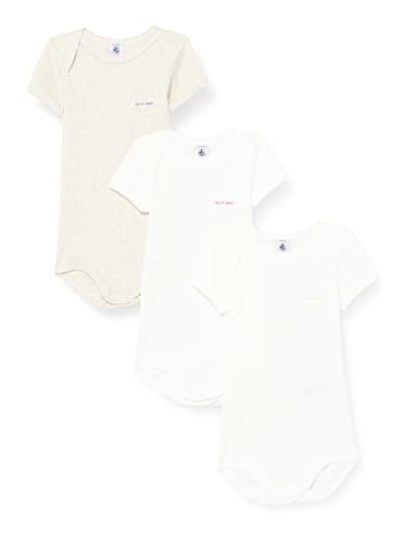 Petit Bateau Unisex Baby A045c Unterwäsche, Beige + Weiß/Rot + Weiß/Gelb, 24 Monate/ 86 cm von Petit Bateau