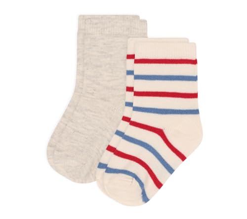 Petit Bateau Unisex Baby A0CFM Paar Socken, Variante 1, 0-3 Monate von Petit Bateau