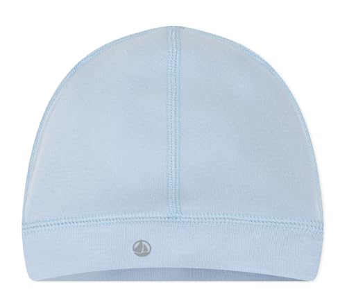 Petit Bateau Unisex Baby A0CIU Geburtshaube, Blau, 3 Monate von Petit Bateau