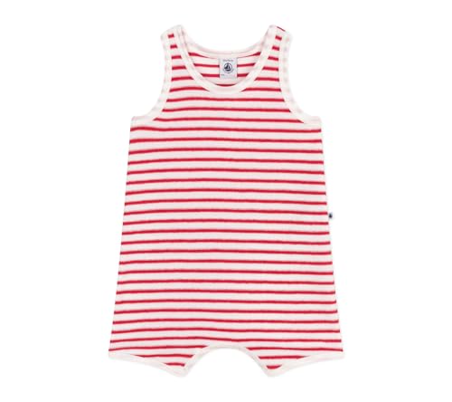 Petit Bateau Unisex Baby A0CNC Combicourt, Marshmallow/SPI, 12 Monate von Petit Bateau