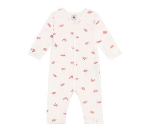 Petit Bateau Unisex Baby A0CSS Gut schlafen ohne Füße, Weiß/Mehrfarbig, 6 Monate von Petit Bateau