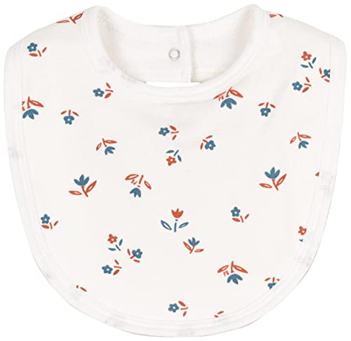 Petit Bateau Unisex Baby Lätzchen, Weiss Marshmallow / Mehrfarbig, Einzigartige Größe von Petit Bateau