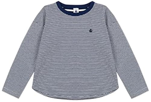 Petit Bateau Unisex Kinder A05bi T-Shirt, Medieval/Montelimar, 10 Jahre von Petit Bateau