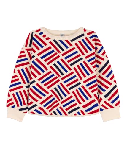 Petit Bateau Unisex Kinder A05c9 Pullover, Avalanche/Multico, für 4-Jährige von Petit Bateau