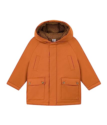 Petit Bateau Unisex-Kinder Parka, Braun Ecureuil, 3 Jahre von Petit Bateau