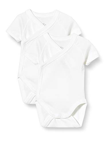 Petit Bateau Unisex BabyKurzarm-Body für Neugeborene (2er Pack) , Variante 1, Verfrüht von Petit Bateau