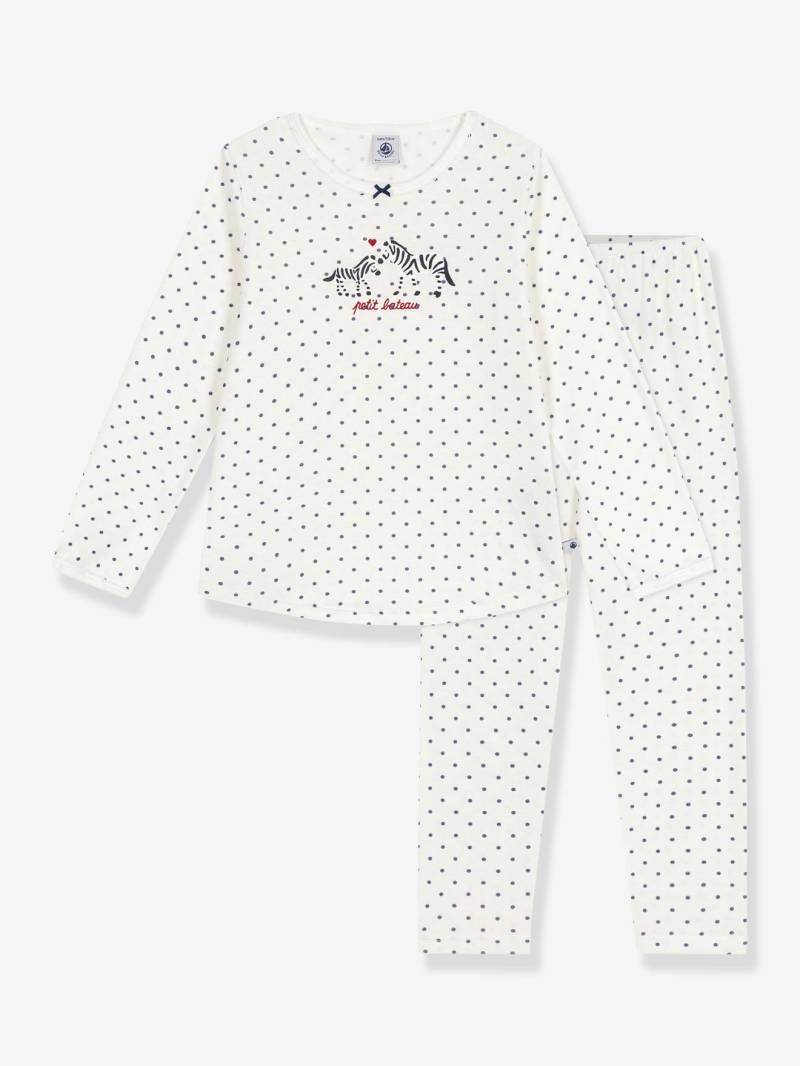 Schlafanzug Mädchen mit Pünktchen-Print PETIT BATEAU von Petit Bateau