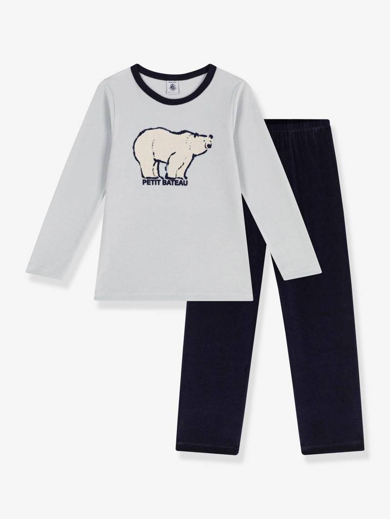 Schlafanzug aus Samt Jungen PETIT BATEAU von Petit Bateau