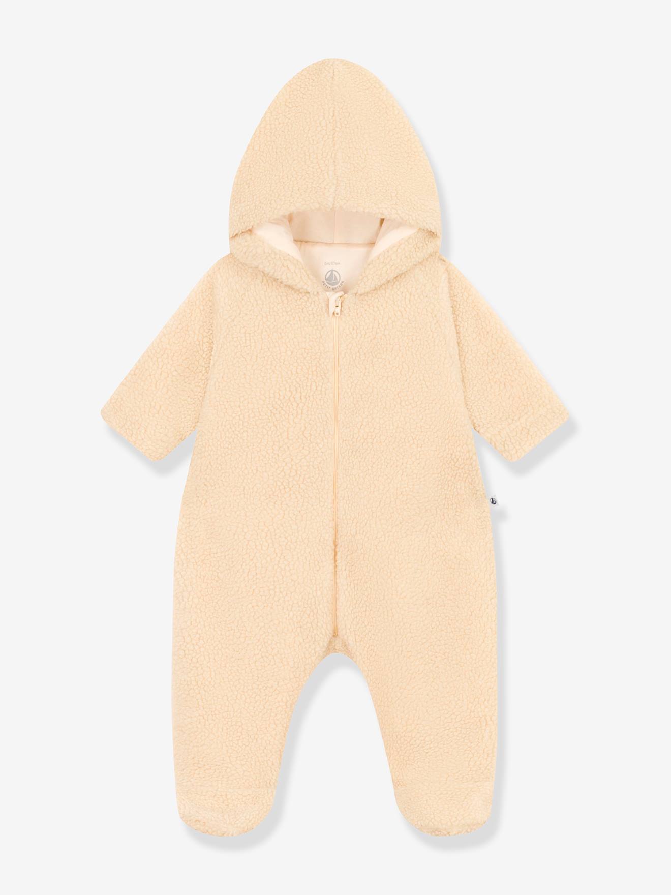 Warmer Baby Overall mit Kapuze PETIT BATEAU von Petit Bateau